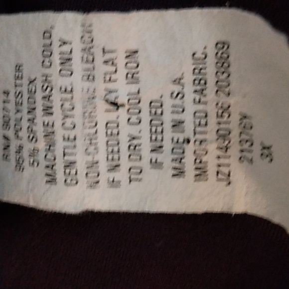 2 pc. Royal Purple sleeveless jeweled top with long sleeved, waterfall jacket - Picture 5 of 6